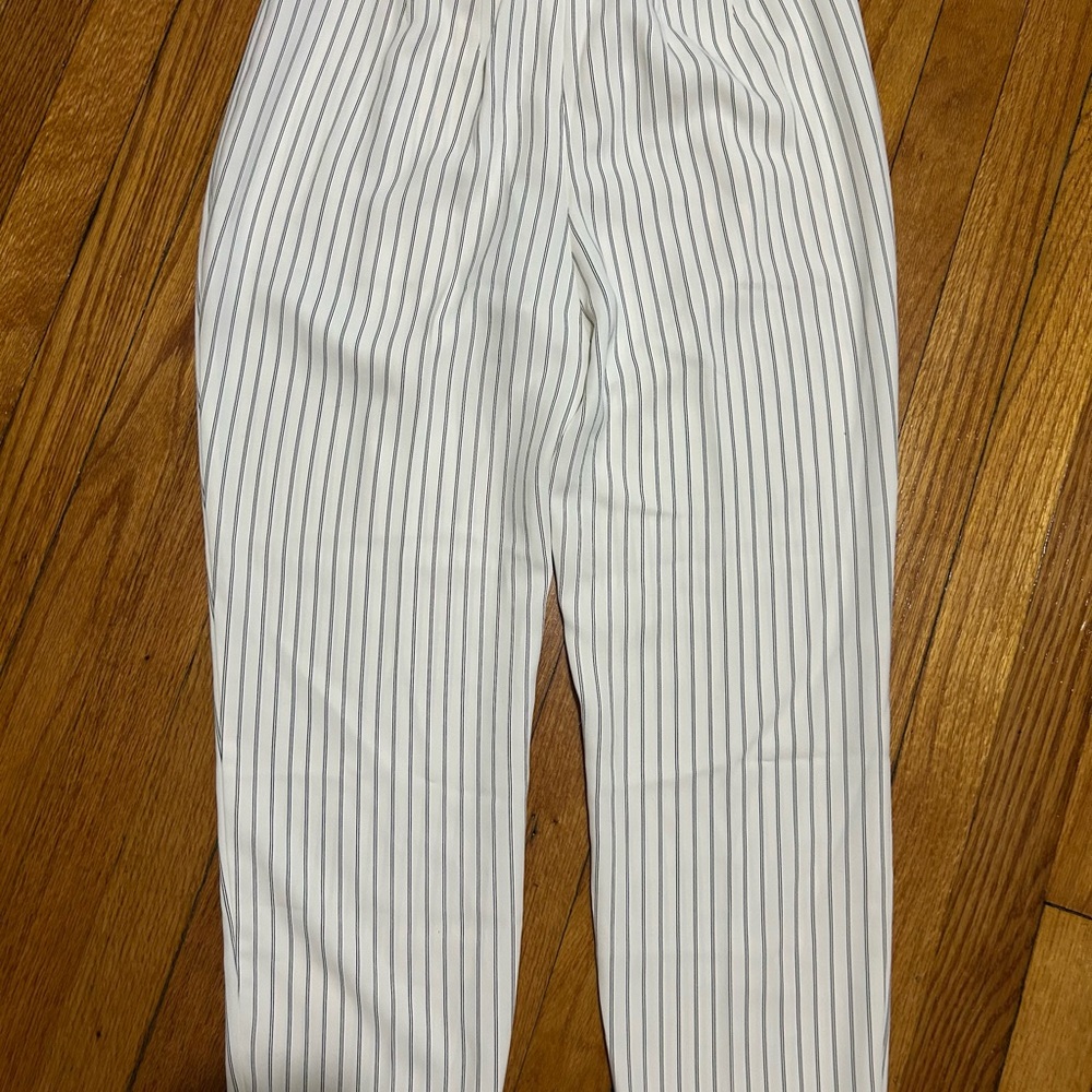 Express Womens Striped Dress Pants Size 2 High-Rise Career Office 4 Short - Picture 9 of 9